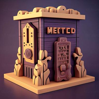 3D model Meeple Station game (STL)